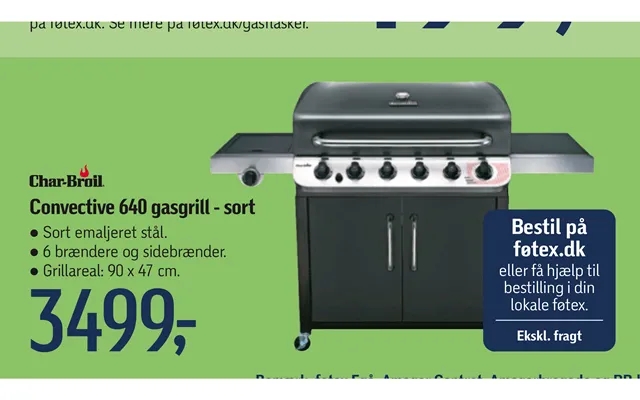 Convective 640 Gasgrill - Sort product image