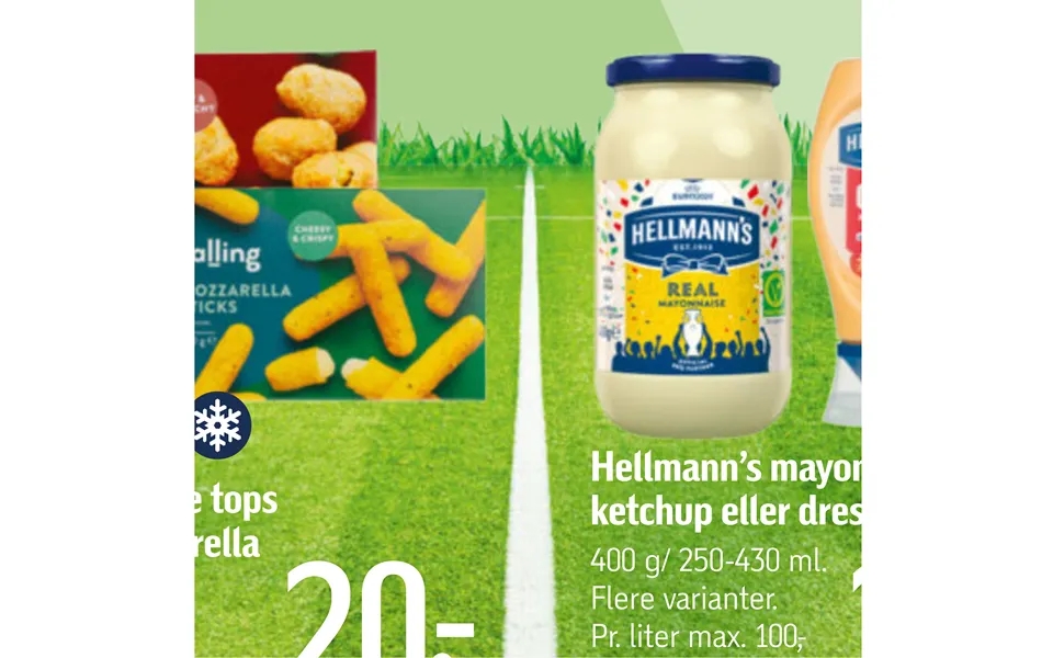 Hellmann’s Mayonnaise, Ketchup Eller Dressing