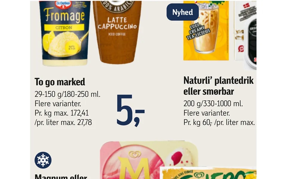Natura’ herbal drink or spreadable two go market
