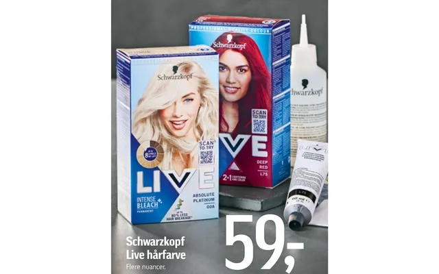 Schwarzkopf live hair color product image