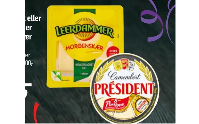 President dessert cheese or leerdammer morgenskær product image
