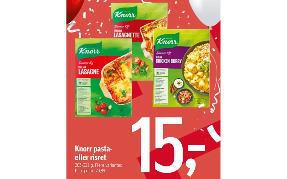 Knorr Pastaeller Risret