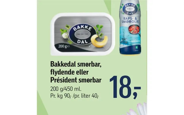 Bakkedal spreadable, floating or president spreadable product image
