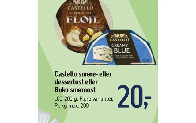 Castello Smøre- Eller Dessertost Eller Buko Smøreost product image