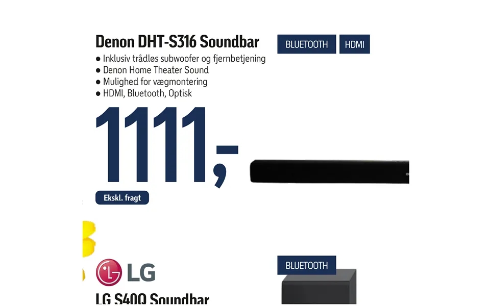 Denon Dht-s316 Soundbar