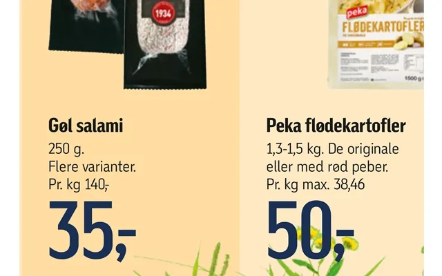 Gøl Salami Peka Flødekartofler product image