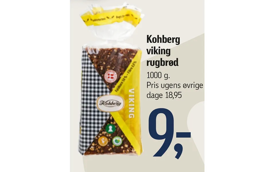 Kohberg vikings rye bread