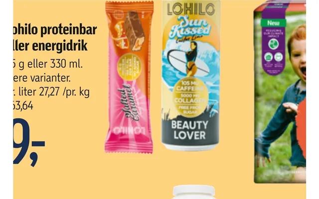 Lohilo protein or energy drink product image