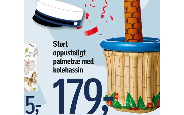 Stort Oppusteligt Palmetræ Med Kølebassin product image
