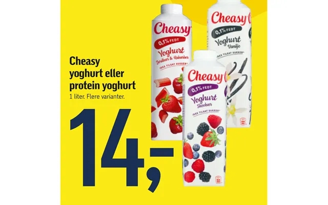 Cheasy yogurt or protein yogurt product image