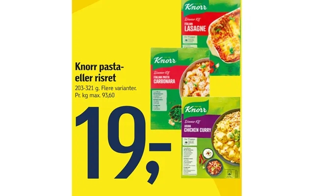 Knorr Pastaeller Risret product image