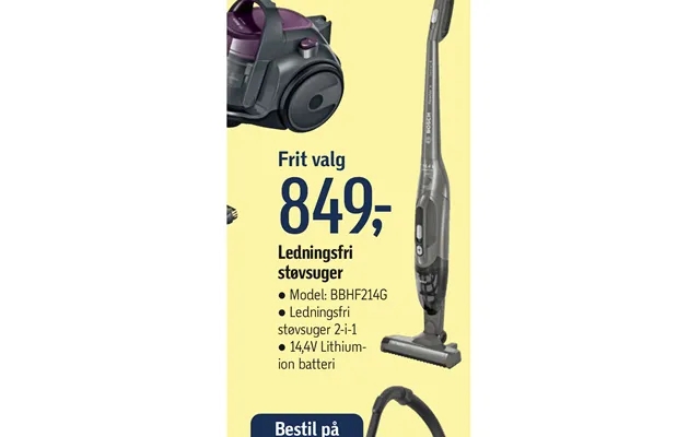 Cordless vacuum cleaner product image