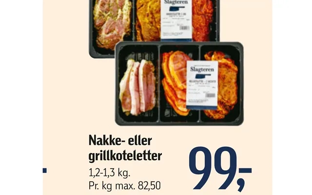 Neck - or grillkoteletter product image