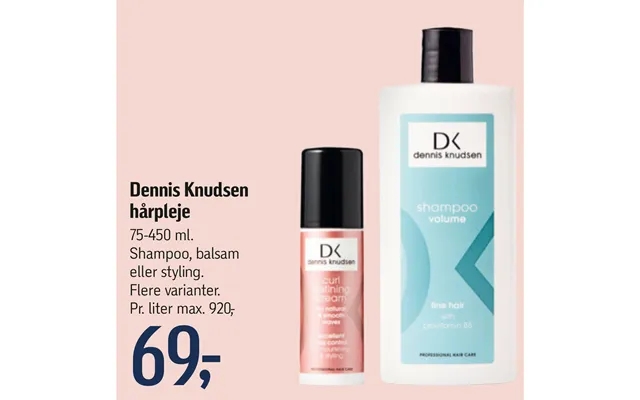 Dennis knudsen hair care product image