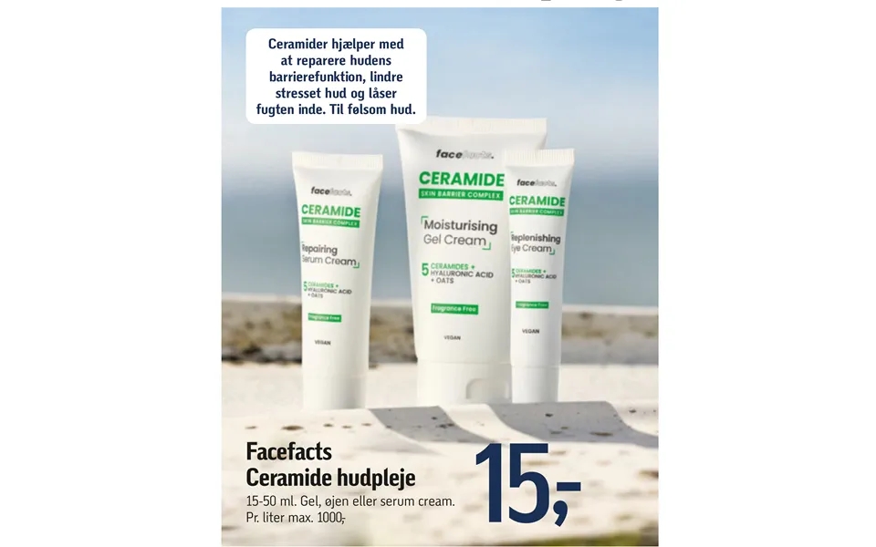Facefacts ceramide skincare