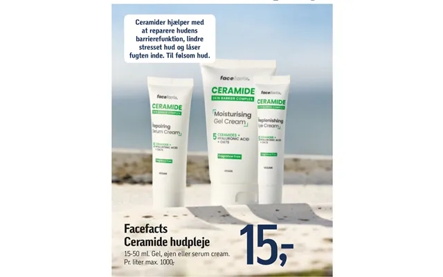 Facefacts ceramide skincare product image