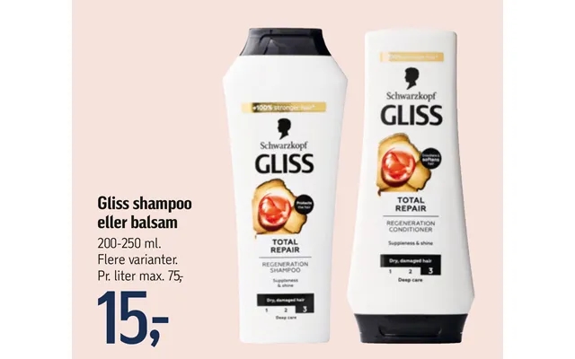 Gliss Shampoo Eller Balsam product image