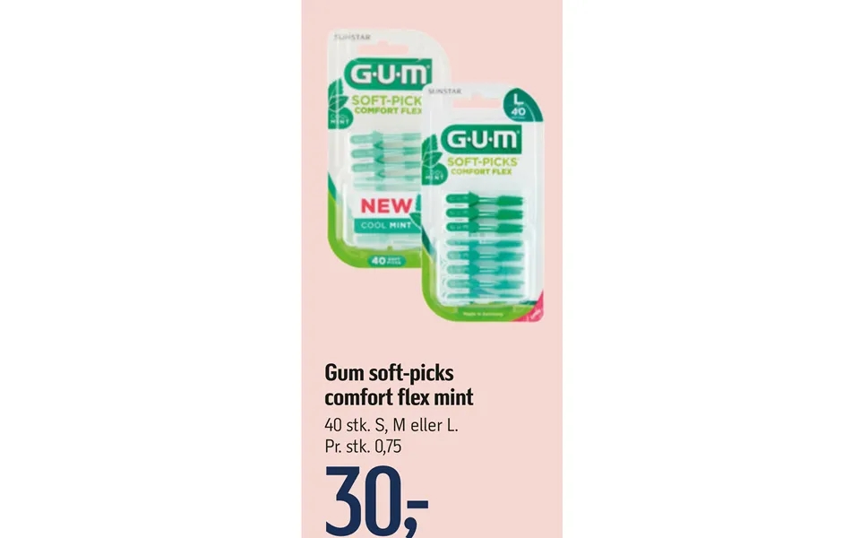Gum soft-pick comfort flex mint