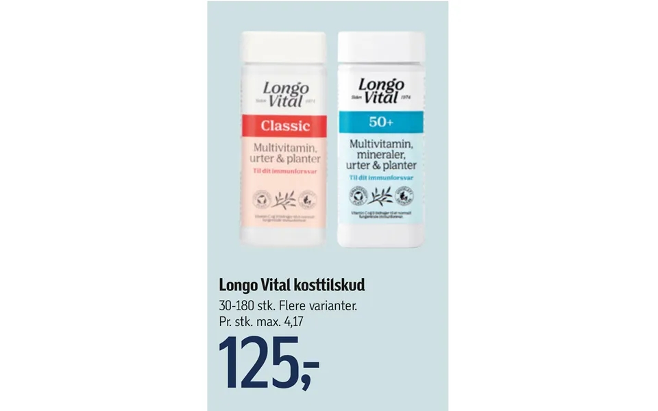 Longo Vital Kosttilskud