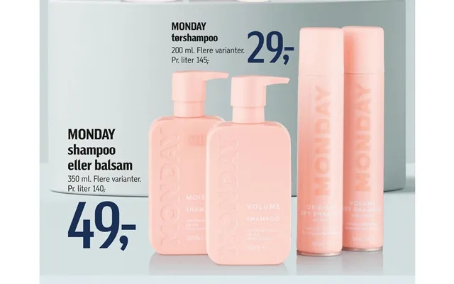 Monday shampoo or conditioner product image