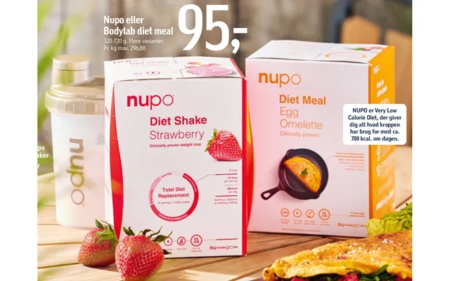 Nupo or bodylab diet meal product image