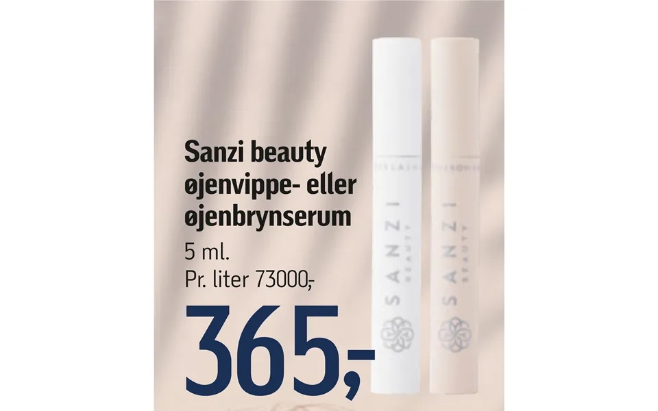 Sanzi beauty lash - or øjenbrynserum