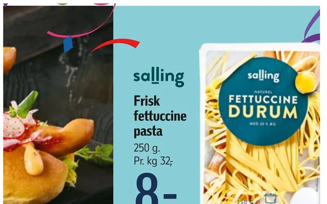 Fresh fettuccine pasta product image