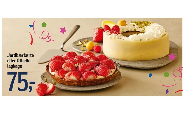 Strawberry pie or othellolagkage product image