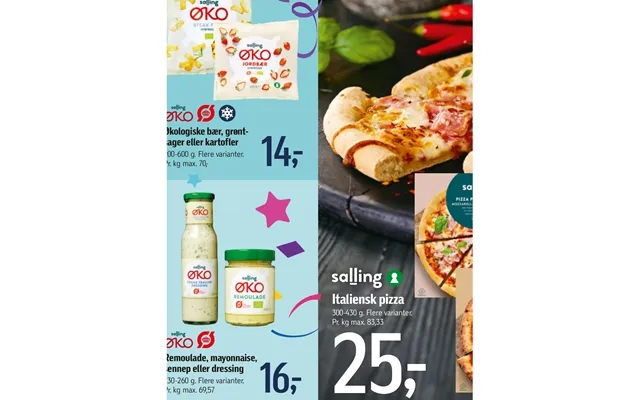 Økologiske Bær, Grøntsager Eller Kartofler Remoulade, Mayonnaise, Sennep Eller Dressing product image