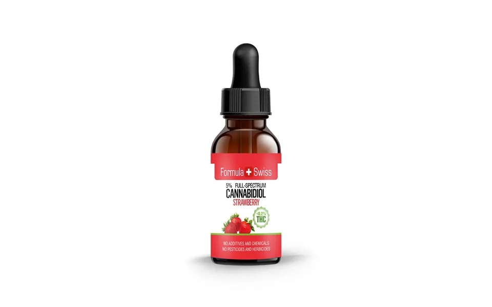 Cbd Olie I Mct Olie Jordbær - 15%