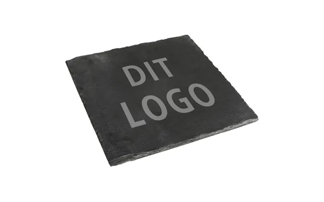Slate 10x10cm with logo engraving product image