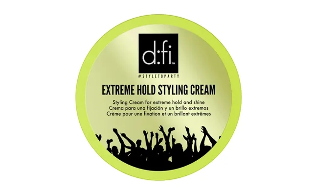 D Fi Extreme Hold Styling Creme 75 Ml Grøn product image