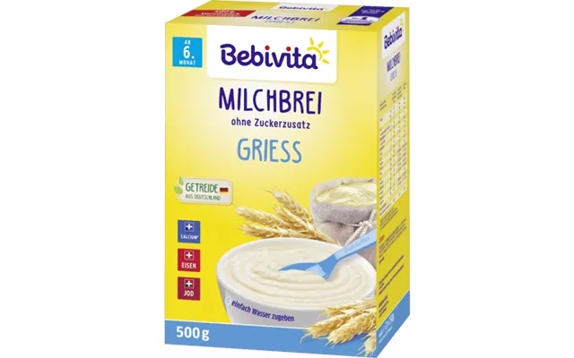 Bebivita mælkegrød semolina 500g product image