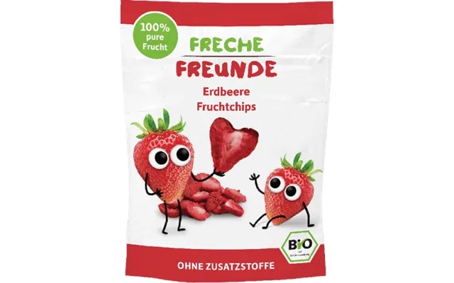 Freche freunde bio frugtchips strawberries 12g product image