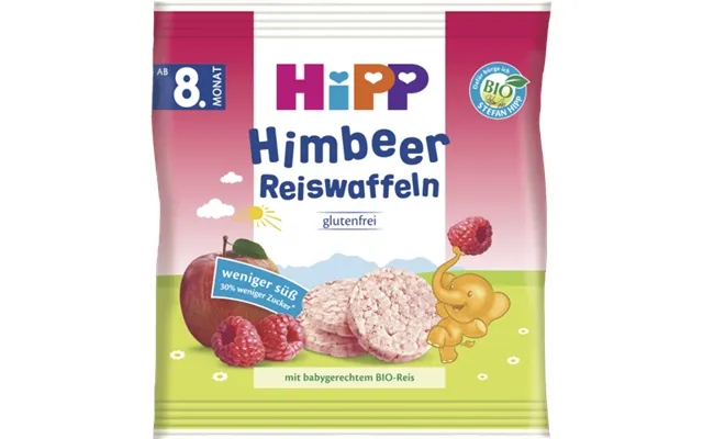 Hipp bio hindbærriskager 30g product image