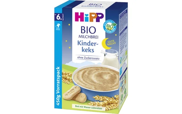 Hipp Bio Mælkegrød Børnekiks 450g product image