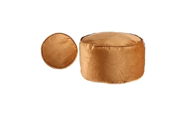 Pouf brown polyester polystyrene 60 x 35 x 60 cm product image