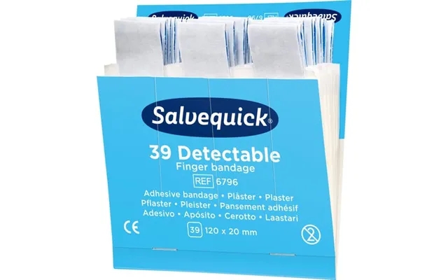 Salvequick - Blå Plastre Ekstra Lange product image