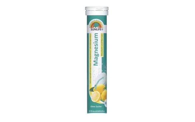 Sunlife magnesium effervescent tablets 20stk product image