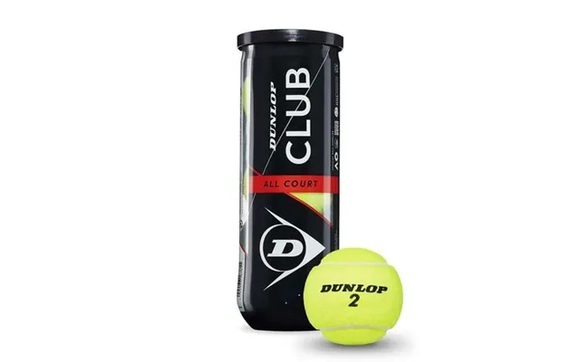 Tennis balls d tb club ac 3 pet dunlop 601334 3 parts natural rubber product image