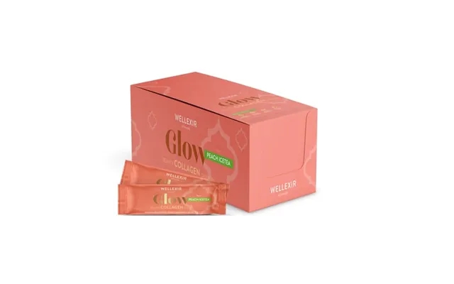 Wellexir - Glow Beauty Drink Peach Ice Tea Kasse Med 50 Stk product image