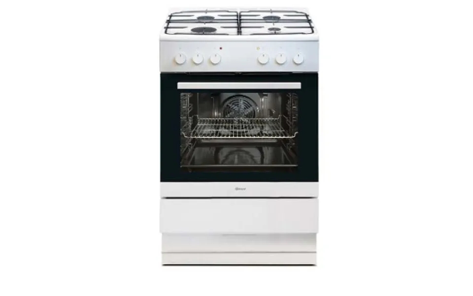 Gram stove gas gk5610-90 with electrical oven - white