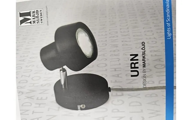 Markslöjd urn wall lamp - black product image