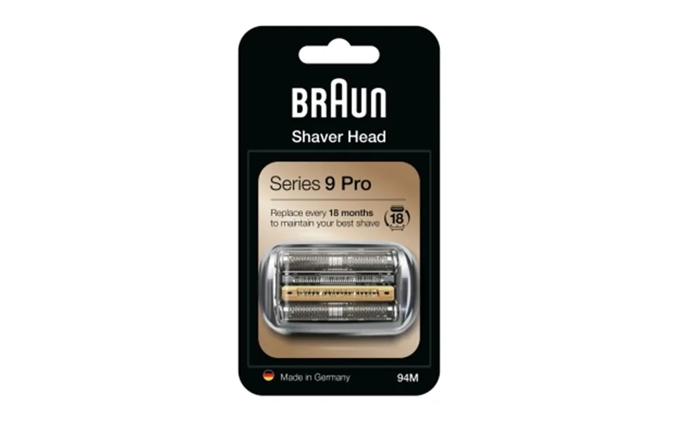 Braun Braun 94m Barberhoved Sølv 4210201394792 Modsvarer N A