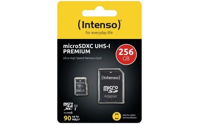 Intenso Intenso Micro Sdxc 256gb Uhs-i Premium 4034303028801 Modsvarer N A product image