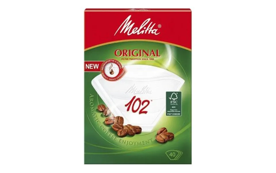 Melitta Melitta Kaffefilter 102 Hvid Pakke Med 80 Stk. 4006508114863 Modsvarer N A