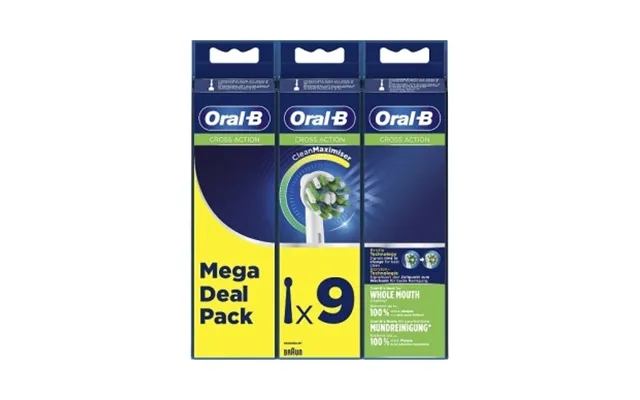 Oral-b oral-b refills cross action 9-pak 4210201325345 equals n a product image