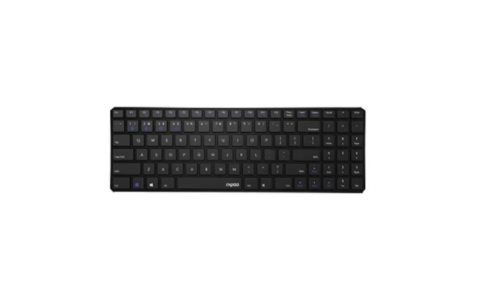 Rapoo Rapoo Keyboard Nordisk Layout E9100m Multi-mode Trådløs Sort 6940056188748 Modsvarer N A