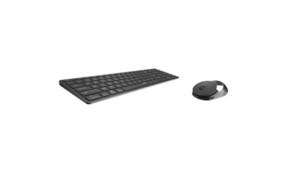 Rapoo Tastatur Mus Sæt 9750m Multi-mode Wireless Mørkegrå 6940056121387 Modsvarer N A