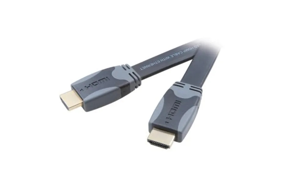 Vivanco Vivanco Hdmi High Speed Ethernet Kabel - Fladt Guld